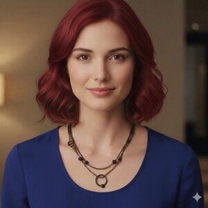 Dior Gunmetal Chain Necklace